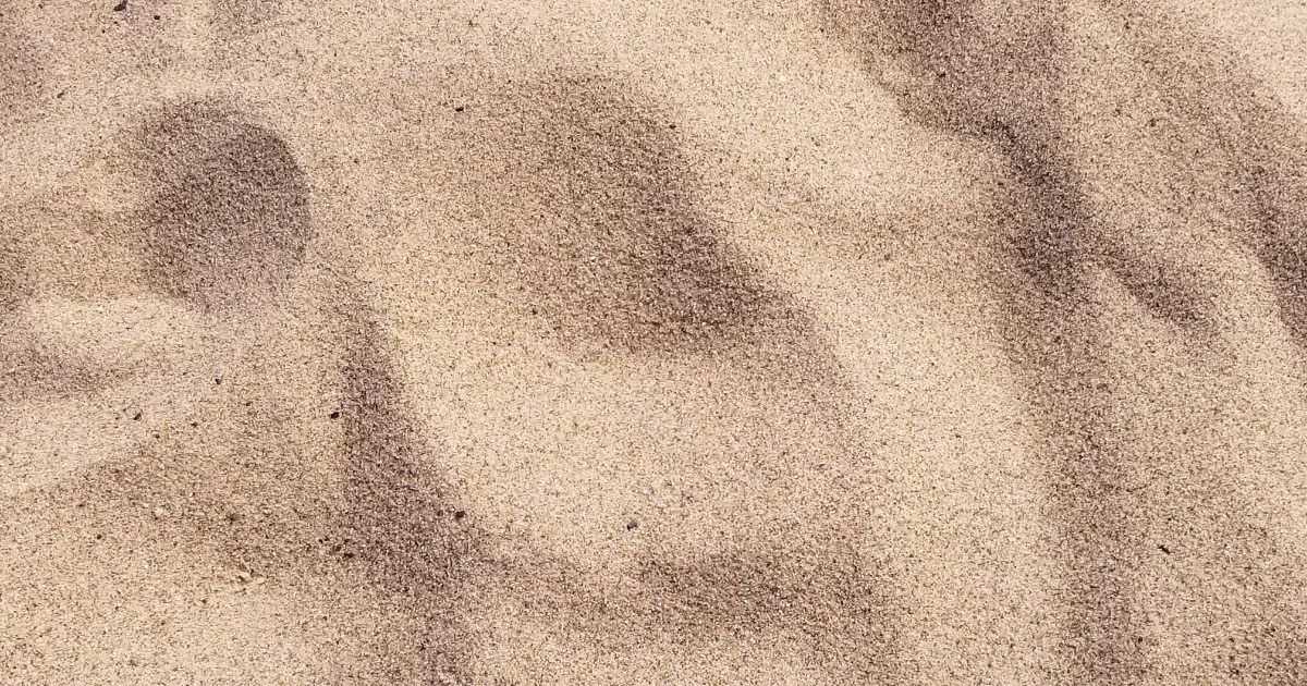 sand on the beach of Lake Tahoe